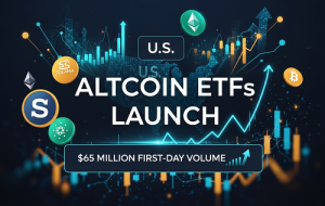 راهاندازی ETFهای آلتکوین در آمریکا با حجم معاملات روز اول ۶۵ میلیون دلاری راهاندازی ETFهای آلتکوین در آمریکا با حجم معاملات روز اول ۶۵ میلیون دلاری